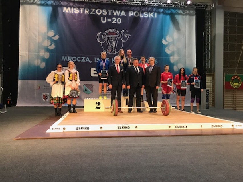 Zawodniczki LKS Dobryszyce zdobyły w ciężarach dwa medale podczas Mistrzostw Polski 