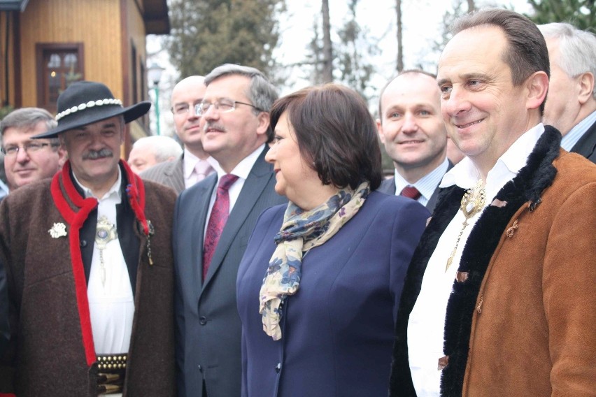 Zakopane: Prezydent Komorowski na Skoku do Celu Małysza