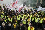 Gdańsk: Strajk i manifestacja związkowców z Energi 