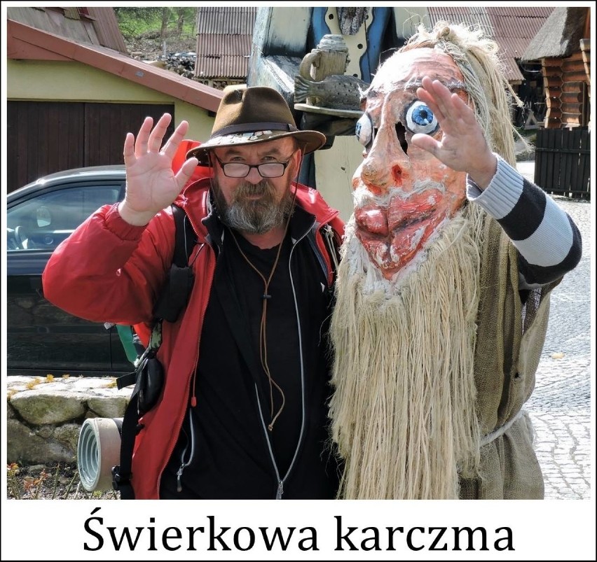 Zbigniew Stępień w pieszej podróży dookoła Polski 