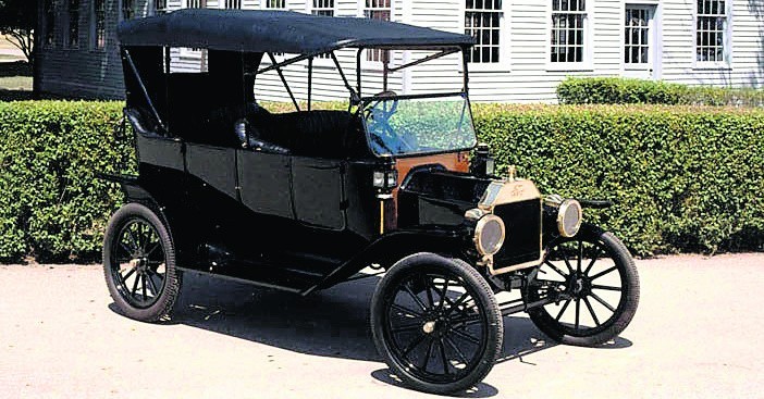 Cztery lata starszy Ford T został zarejestrowany w 1923...