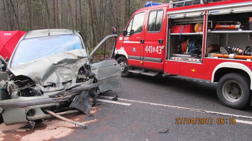 Wypadek śmiertelny Kartuzy - Dzierżążno