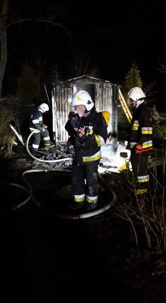 Strażacy, m.in. z OSp Unisłąw, gasili w środowy wieczor aż dwa pożary