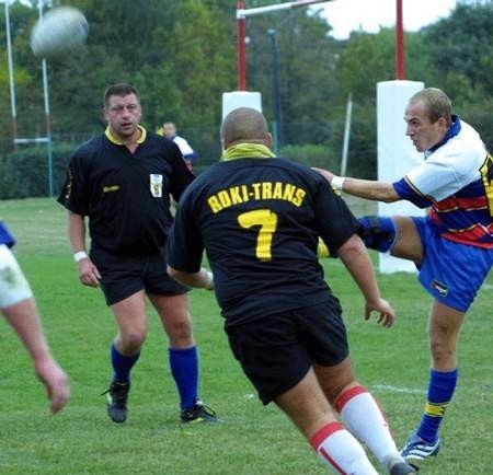 Poznańscy rugbyści przegrali już trzy ligowe spotkania z rzędu.  Fot. P.Jasiczek