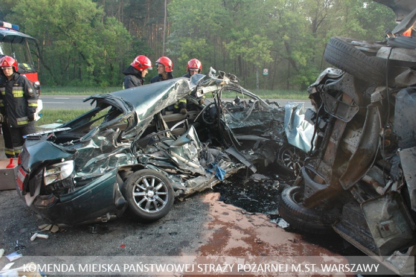 Wypadek na ul. Czecha w Warszawie - 10 maja 2012
