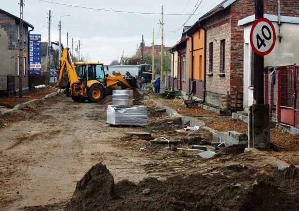 Ulica Olkuska w Ogrodzieńcu praktycznie przestała istnieć