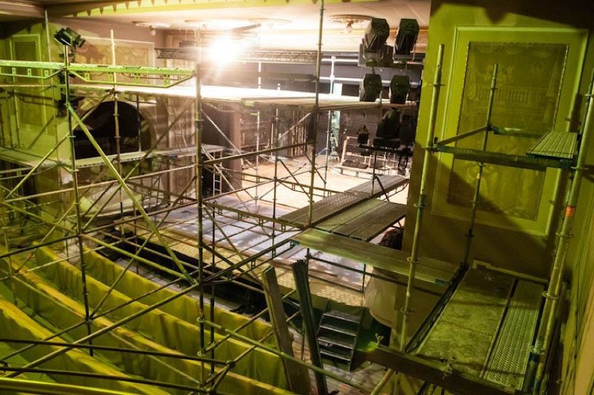 Zobaczcie, jak wygląda remont głównej sceny i widowni Teatru Osterwy w Gorzowie