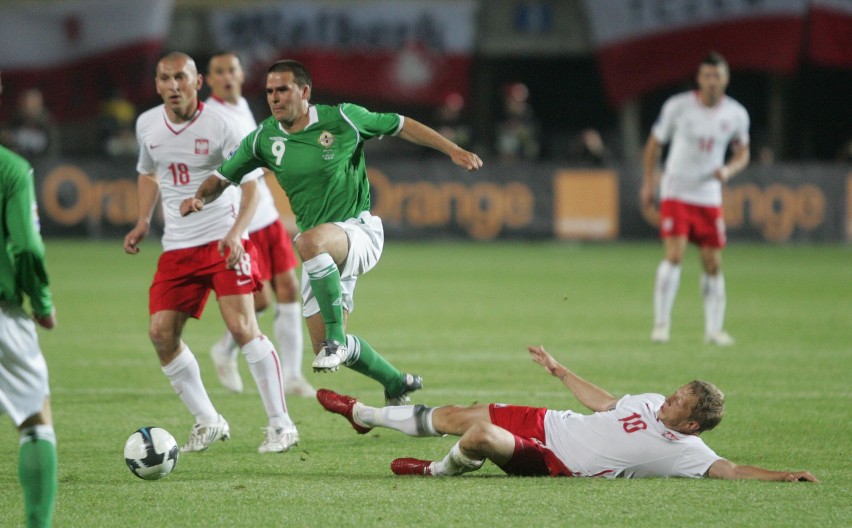 Fotoreportaż z meczu Polska - Irlandia Płn. 5 września 2009 r. w Chorzowie