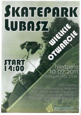 Otwarcie Skateparku w Lubaszu