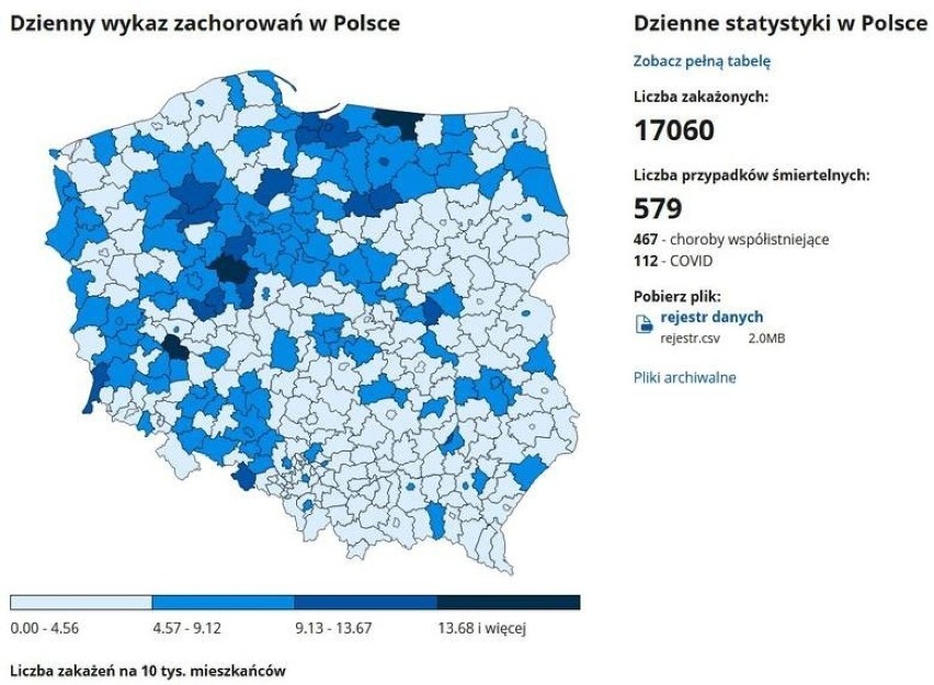 Koronawirus w woj. zachodniopomorskim i w Polsce -...