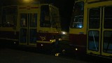 Zderzenie tramwajów na ul. Aleksandrowskiej w Łodzi. Uruchomiono komunikację zastępczą
