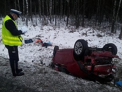 Wypadek na DK1 w Brudzowicach