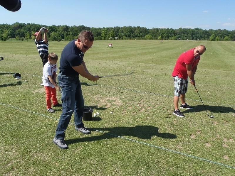 Celebryci na polu golfowym w Siemianowicach Śląskich