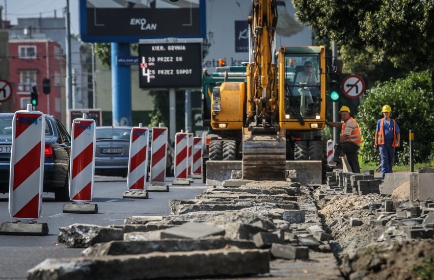 Czekają nas korki? Remont na al. Grunwaldzkiej we Wrzeszczu [ZDJĘCIA]