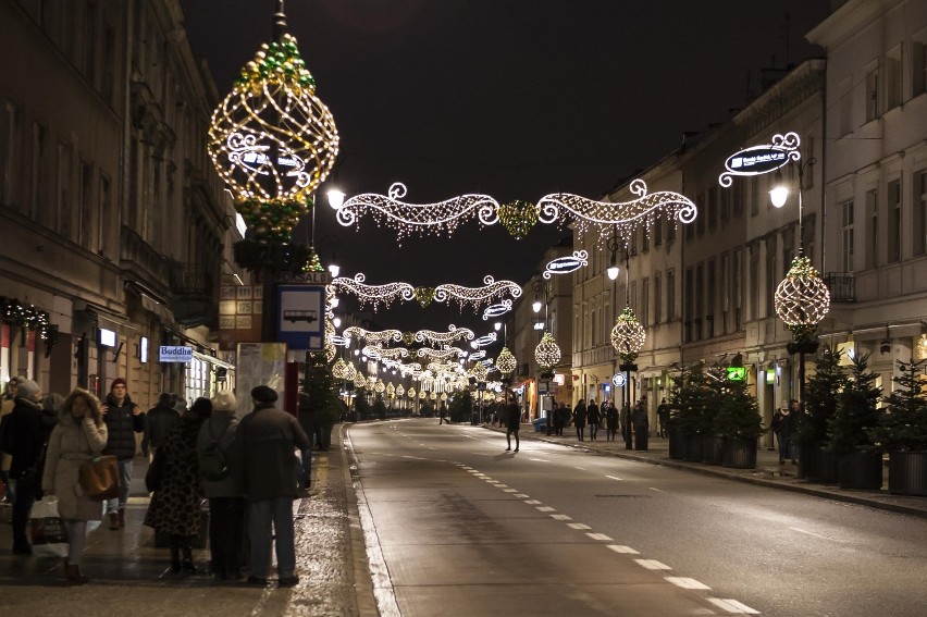 Iluminacja świąteczna w Warszawie