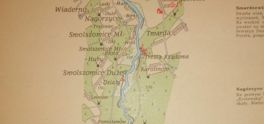 Tak wyglądała Pilica przed powstaniem Zalewu Sulejowskiego. Unikatowa mapa Pilicy