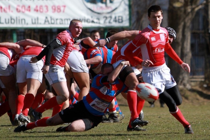 Rugby: Budowlani Lublin przegrali z Posnanią Poznań 24:38 (ZDJĘCIA)