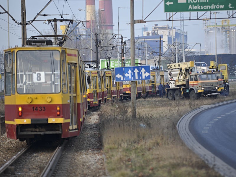 Tramwaj zgubił silnik