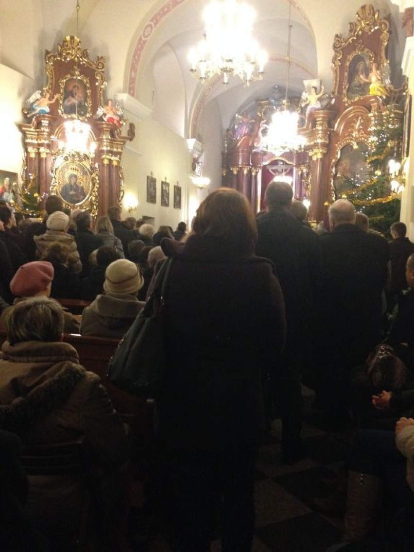 Pasterka u franciszkanów w Koninie