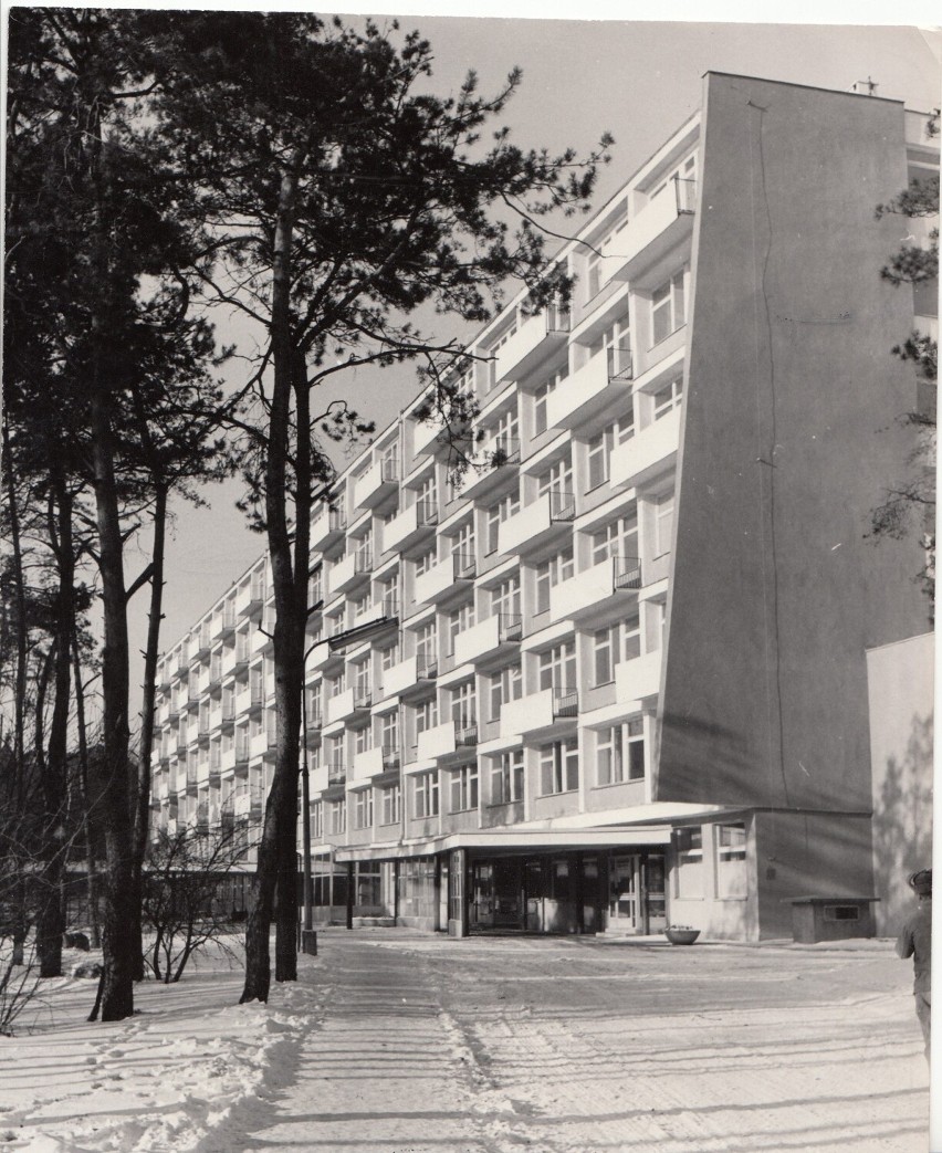 Szpital na Bielanach w lutym 1972 roku.