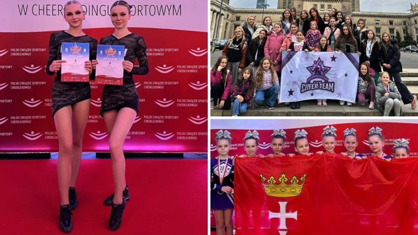 Sportowa ekipa młodego gdańskiego klubu Flow Cheer Team...