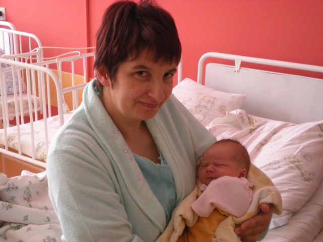 Pani Teresa Oświęcimka kilka dni temu urodziła synka w brzeskim szpitalu