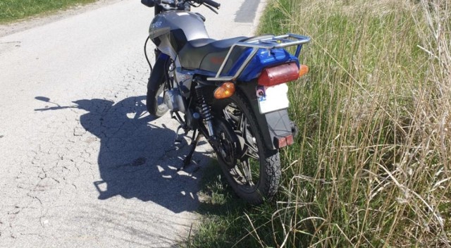 Gmina Trzemeszno. Kolizja z nietrzeźwym motocyklistą