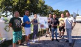 Piotrkowscy kupcy chcą unieważnienia opłaty targowej - konferencja na bazarze przy Dmowskiego VIDEO, ZDJĘCIA