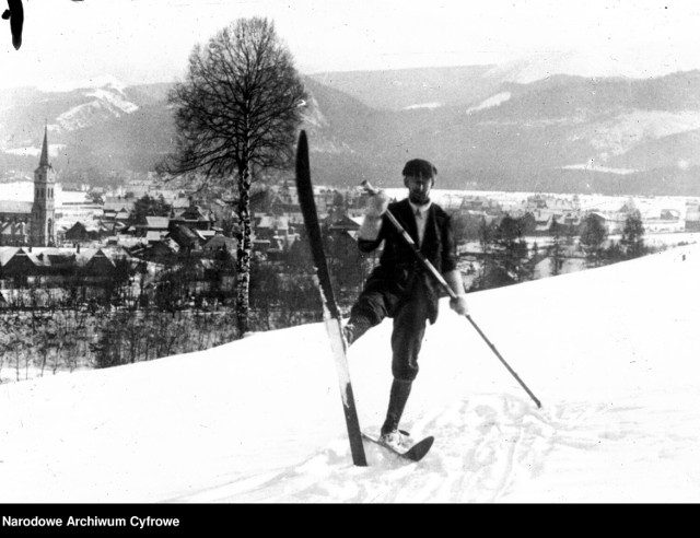 Mieczysław Karłowicz na nartach