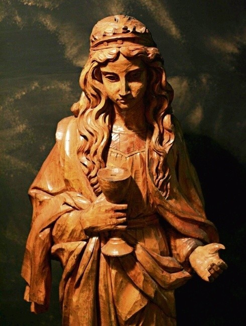 Najcenniejsze figury przedstawiające św. Barbarę znajdują...