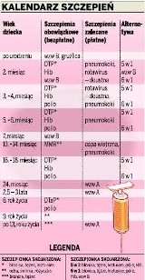 Kalendarz szczepień dziecka: Szczepionki obowiązkowe i nieobowiązkowe. Kiedy szczepić dzieci?