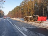 Tragedia na szosie we Włyniu. Nie żyje 58 letnia kobieta!  ZDJĘCIA