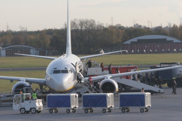 Pijany pasażer awanturował się w samolocie z Łodzi do Nottingham.