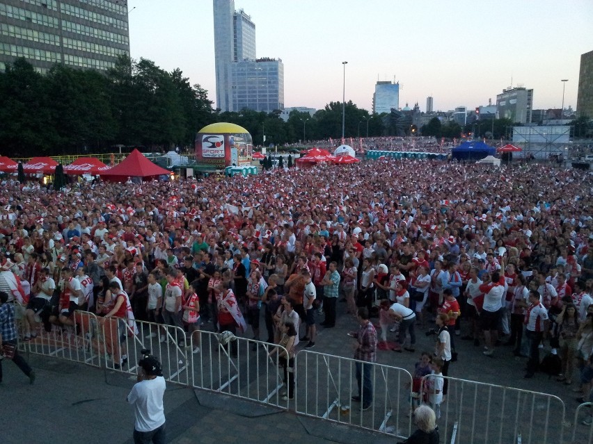 Polska - Czechy w strefie kibica w Katowicach [ZDJĘCIA i WIDEO]