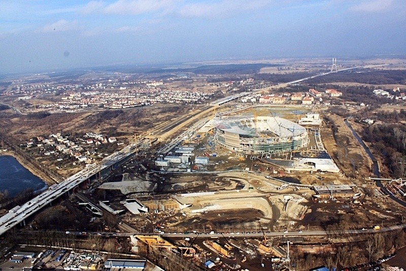 Fotoblog z budowy stadionu - 09.02.2011