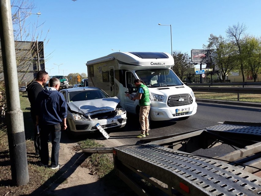 Do kolizji w Kijewie doszło około godz. 16