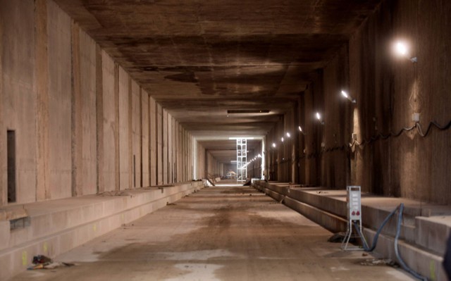 Pierwszy odcinek tunelu zakończony. Trwają prace nad budową kolejnego