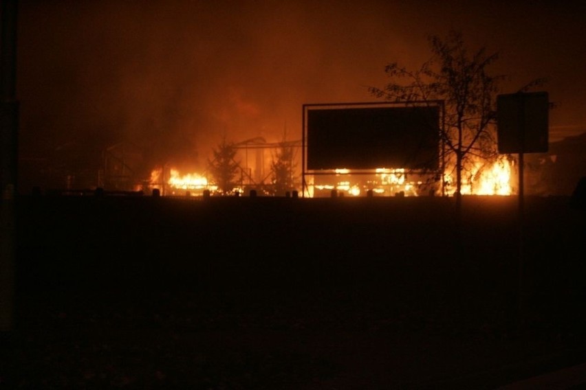 Bricomarche w Wągrowcu spłonęło doszczętnie