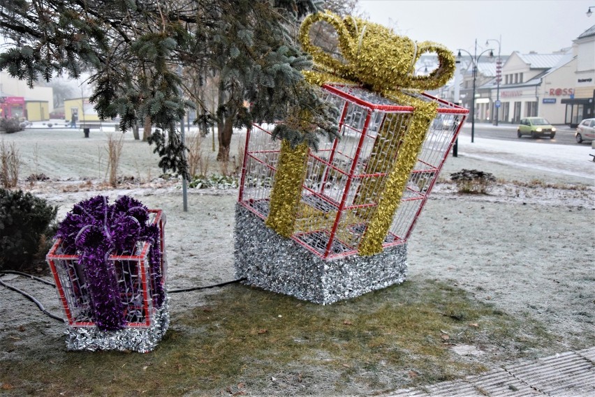 Świąteczne dekoracje na placu Marii Konopnickiej