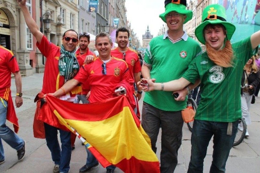 Kibice z Irlandii w Gdańsku podczas Euro 2012
