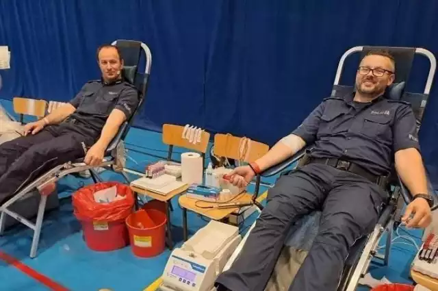Podczas poniedziałkowej akcji oddawania krwi w Ośrodku Sportu i Rekreacji we Włoszczowie