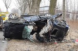Wypadek w Radzionkowie. Zginął 33-letni kierowca land rovera [ZDJĘCIA]