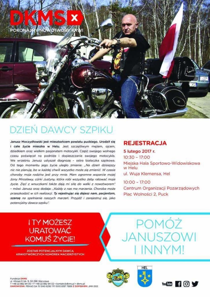 Pomóż Januszowi Moczydłowskiemu - Hel i Puck