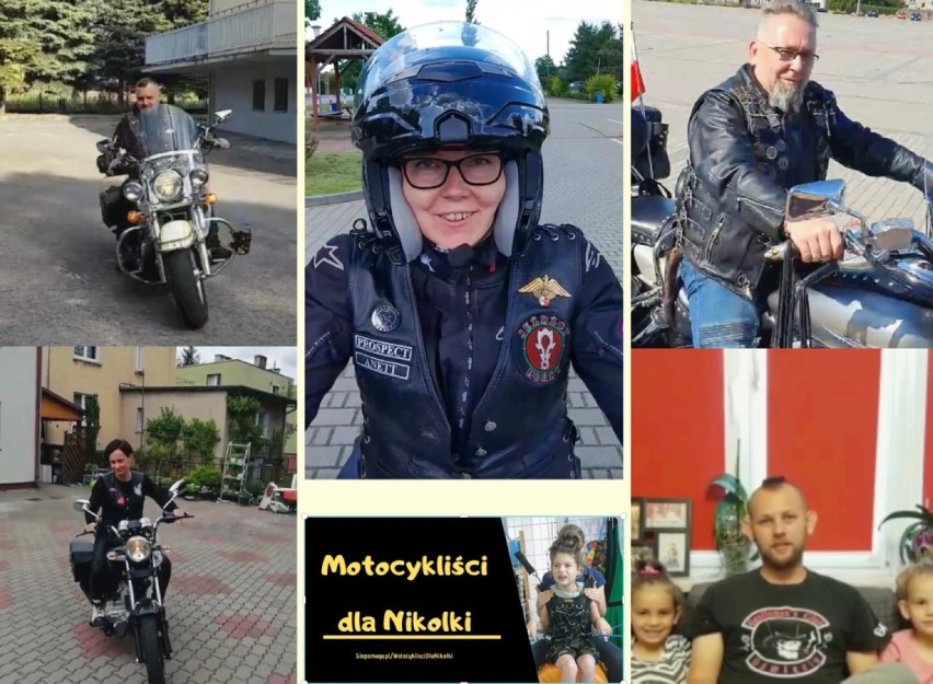 Akcja motocyklistów na rzecz chorej Nikoli z Brzeszcz. Pieniądze potrzebne są na kosztowną operację [ZDJĘCIA]