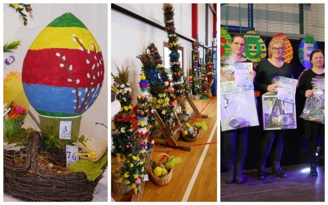 Finał XVIII Gminnego Konkursu Wielkanocnego w gminie Ustka. Impreza odbyła się w Szkole Podstawowej w Zaleskich.