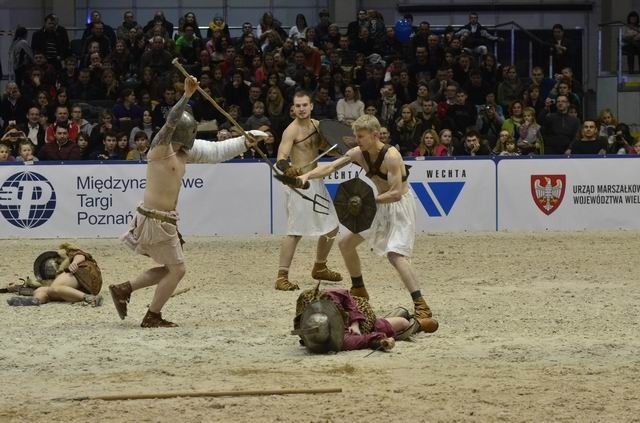 Pokazy rydwanów i rycerzy podczas Cavaliady.