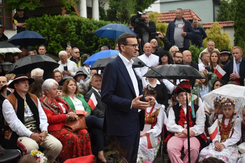 Premier Mateusz Morawiecki z wizytą w Olkuszu