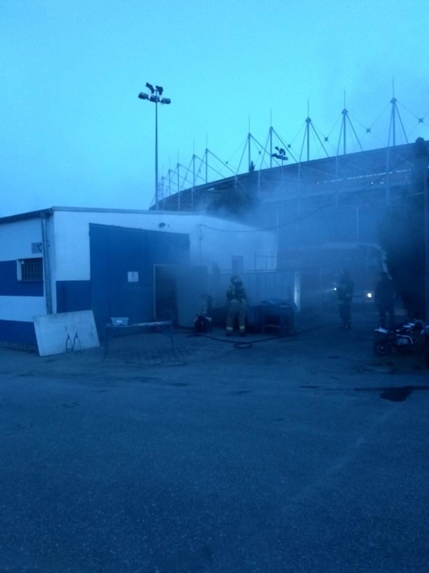 Pożar na stadionie Stali Gorzów: Obiekt może być wyłączony z użytkowania w trakcie zawodów nawet na trzy tygodnie i dłużej
