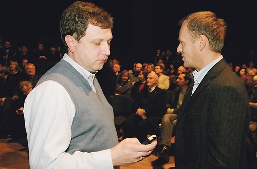Jacek Karnowski i Donald Tusk