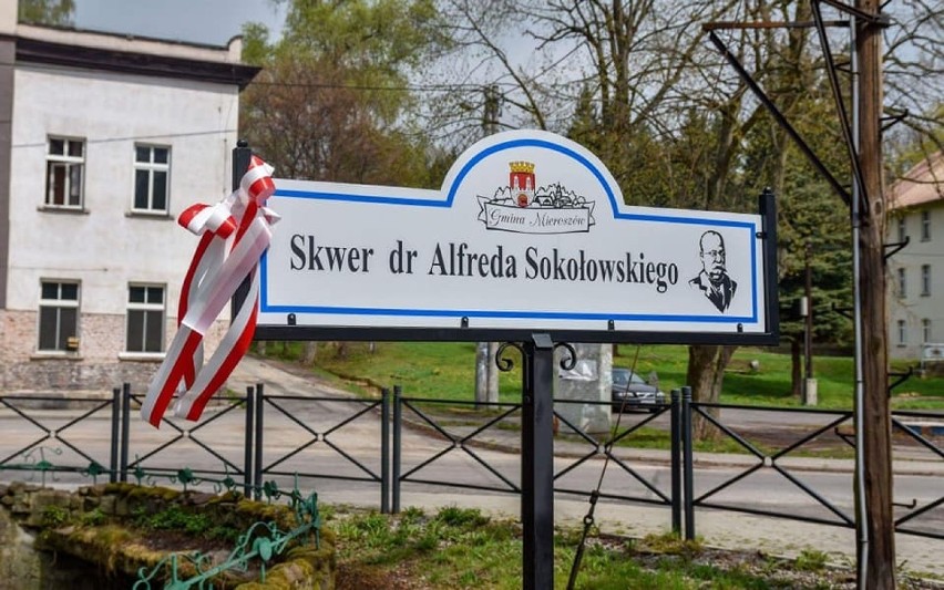 W Sokołowsku jest skwer imienia doktora Alfreda Sokołowskiego